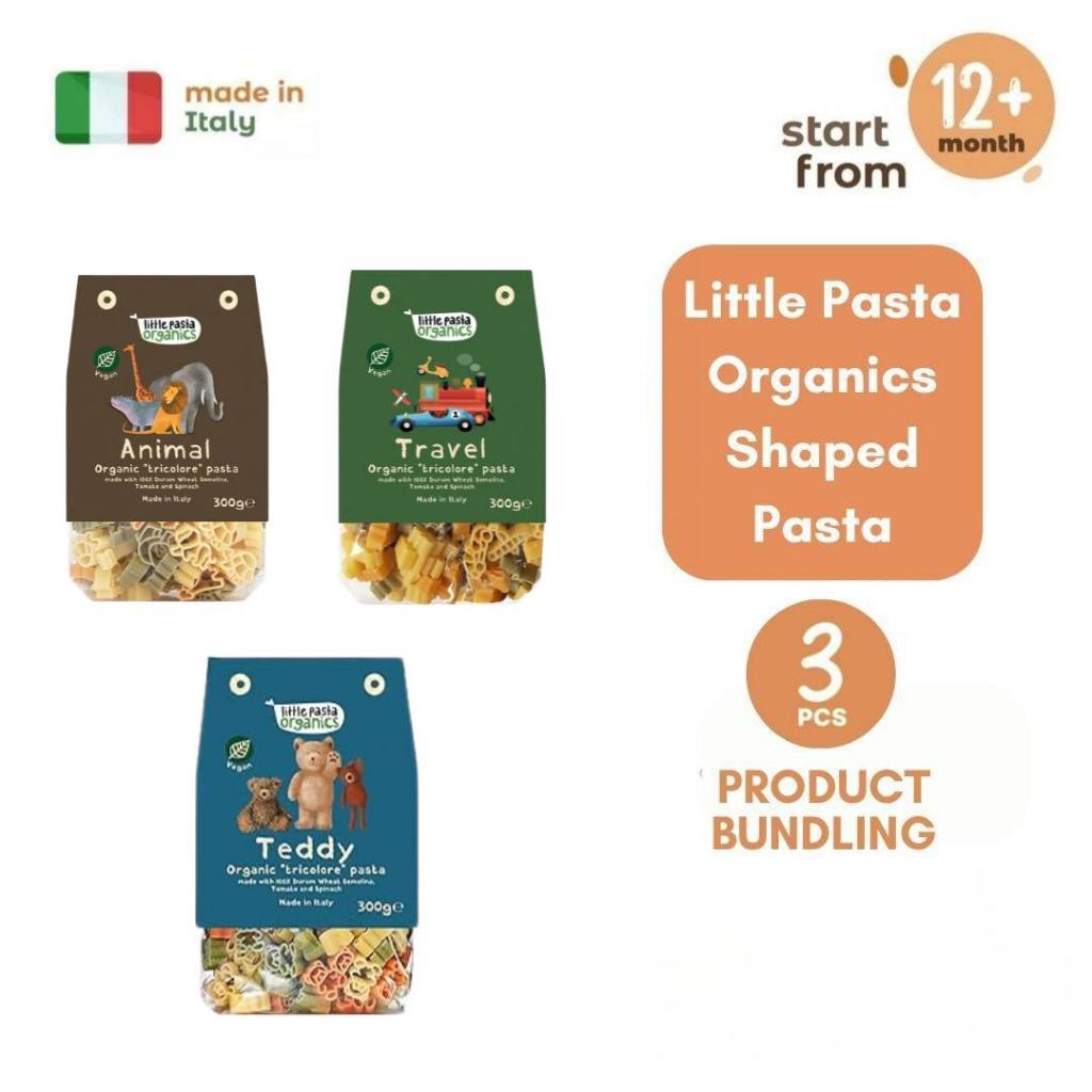 

Little Pasta Organics Shaped Pasta Bundling 300 gr (Mix 3 pcs)