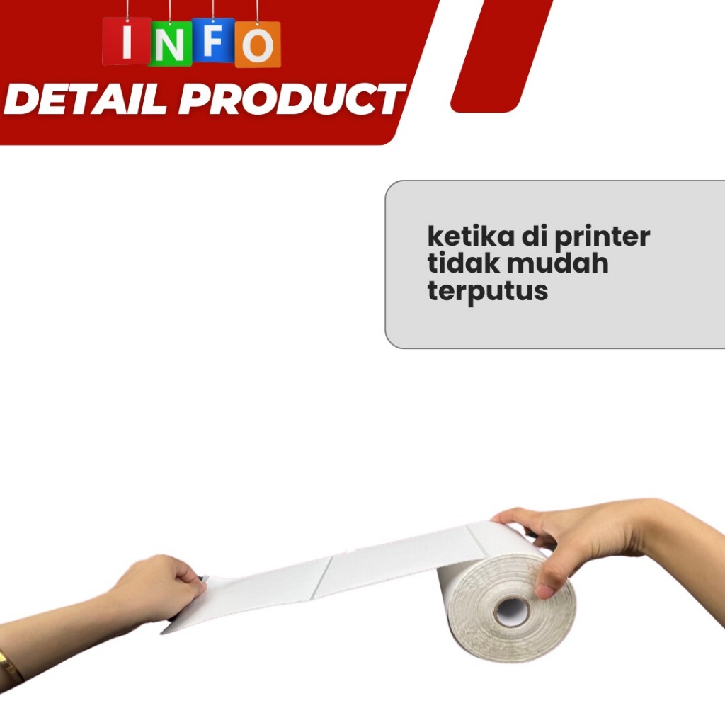 

Kertas Label Thermal / Kertas Thermal Print / Kertas Stiker Barcode Online Shop/Waterproof Anti