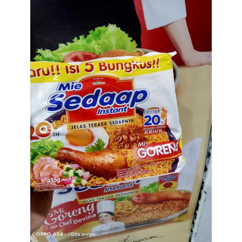 

MIE SEDAP GORENG ISI 5 + PACKING KARDUS