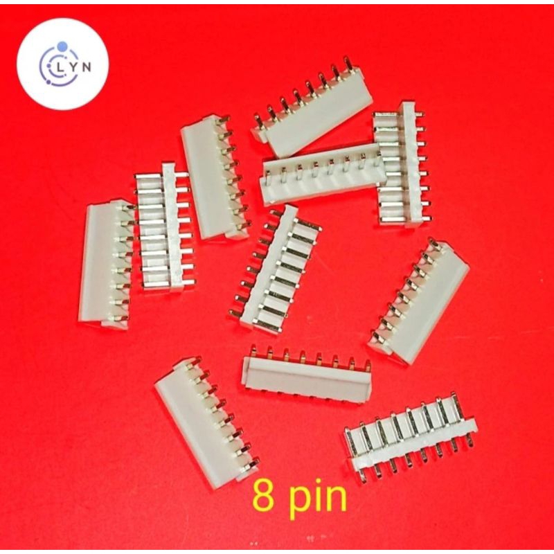 Soket Connector Konektor 8 pin VH 3.96 mm MALE JST Housing