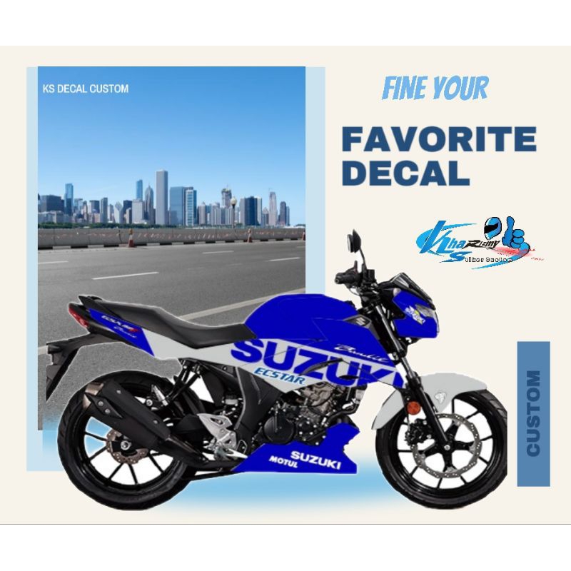 stiker decal gsx bandit