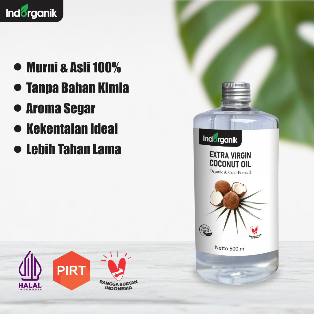 

RB INDORGANIK VCO - EXTRA VIRGIN COCONUT OIL MINYAK KELAPA MURNI VCO 250ML ORGANIK PREMIUM