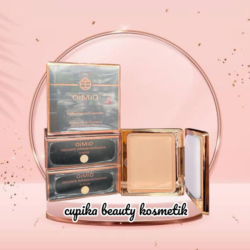 PRIVATE PRICE - OIMIO POWDER FOUNDATION + KACA - PREMIUM TWO WAY CAKE POWDER FOUNDATION - BEDAK