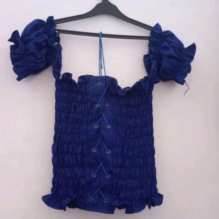 baju,full,kerut,wanita,baju,atasan,penyanyi,kerut,lengan,model sabrina