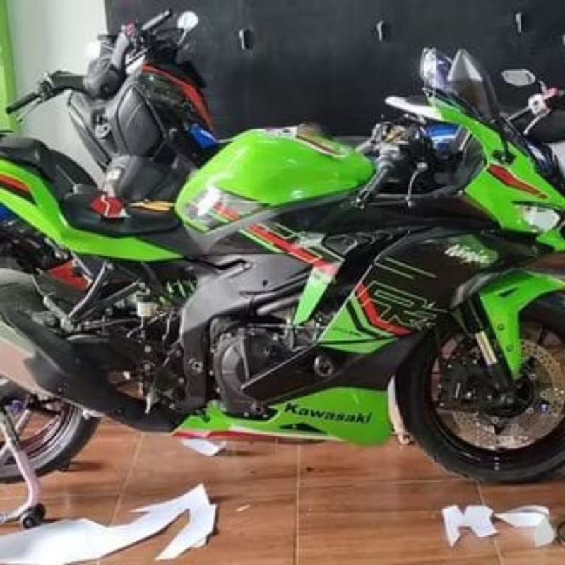 Decal Striping Ninja ZX 25R Stiker Variasi Motif Livery Grafis Ori