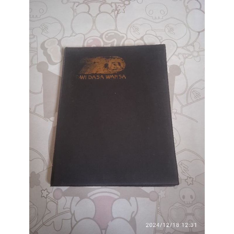 buku original agenda diary dwi dasa warsa tahun 1991 sekolah kristen Kalam Kudus jakarta