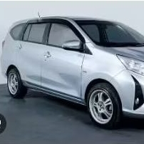 Cat Silver Kebiruan Jenis PU, Orisinilnya Silver mobil Calya Sigra
