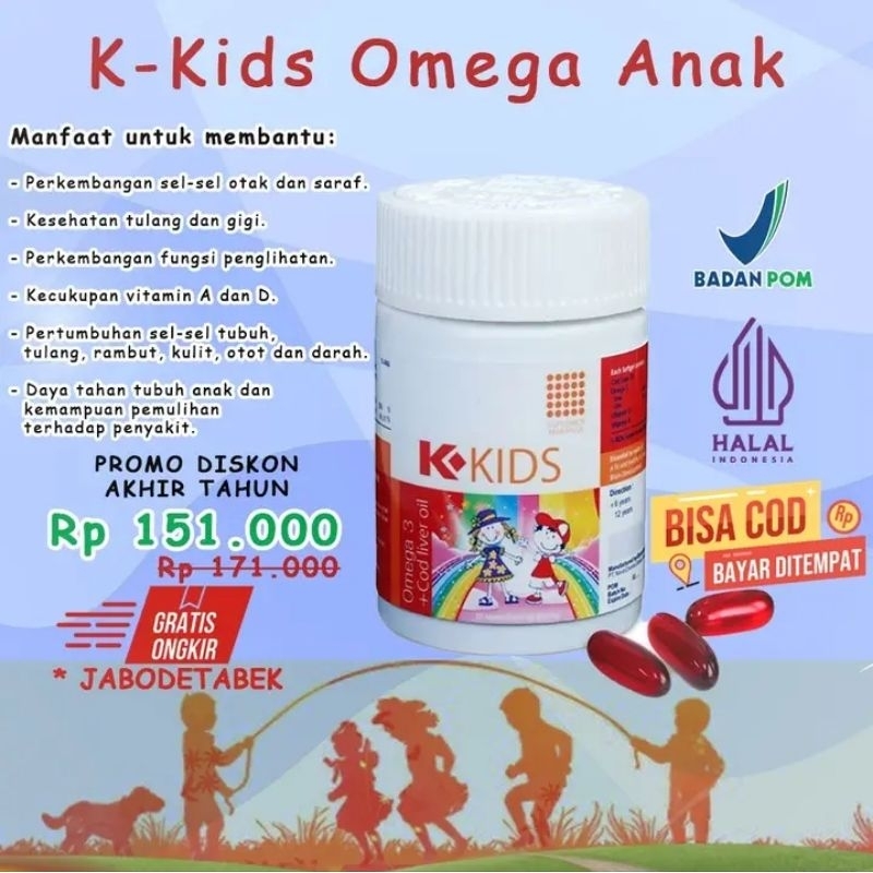 

k-kids omega anak promo