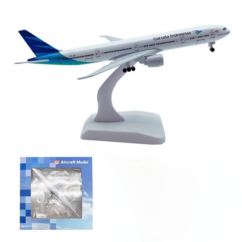 Miniatur Pesawat Garuda Indonesia B777-300ER 20Cm