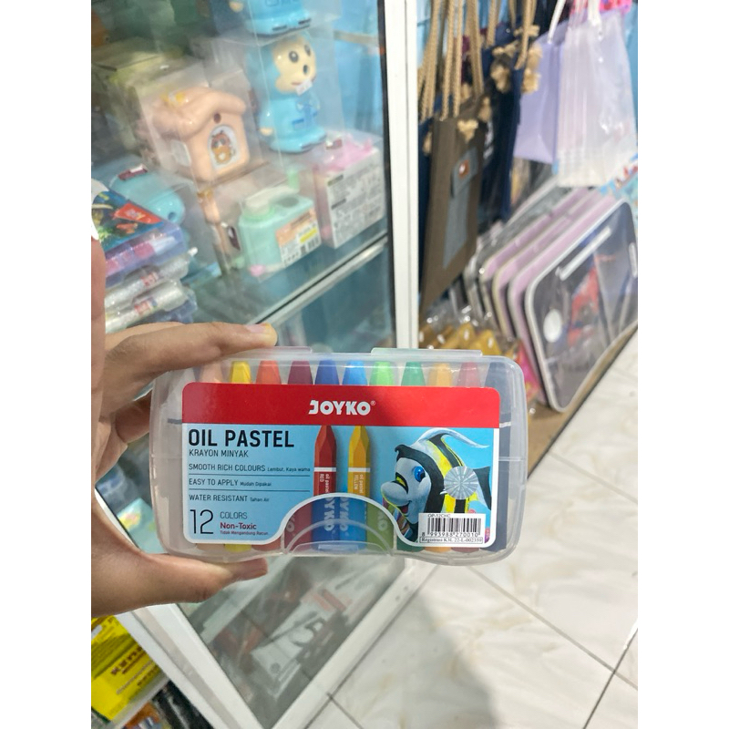 

KRAYON MINYAK JOYKO| MURAH| 12 COLORS