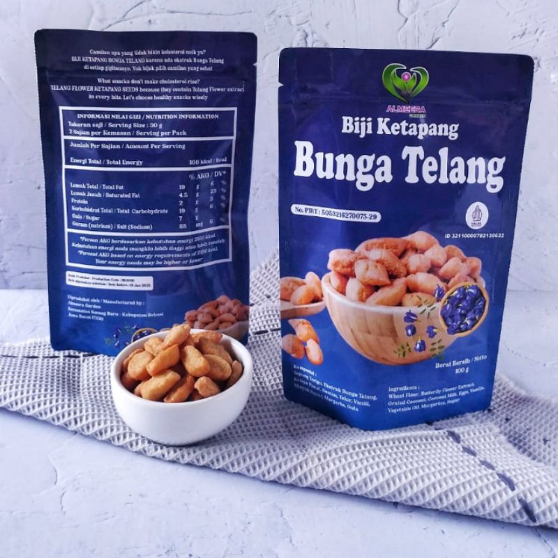 

Biji Ketapang Bunga Telang100gram