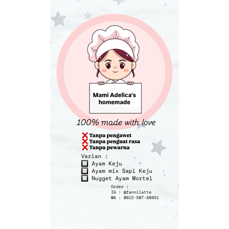 

Sosis Ayam Keju homemade