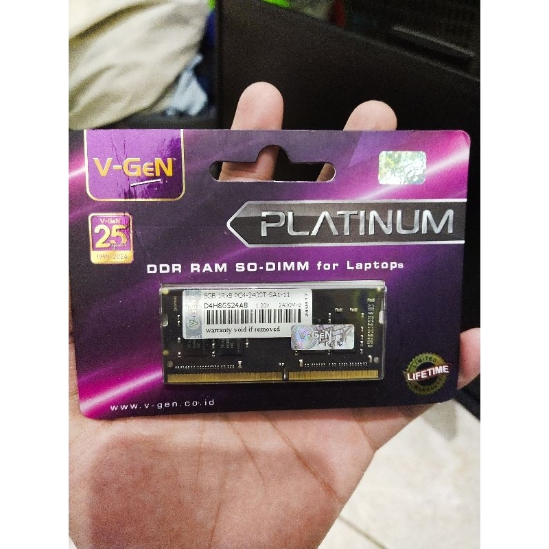 RAM Laptop V-Gen 8GB DDR4 2400mhz