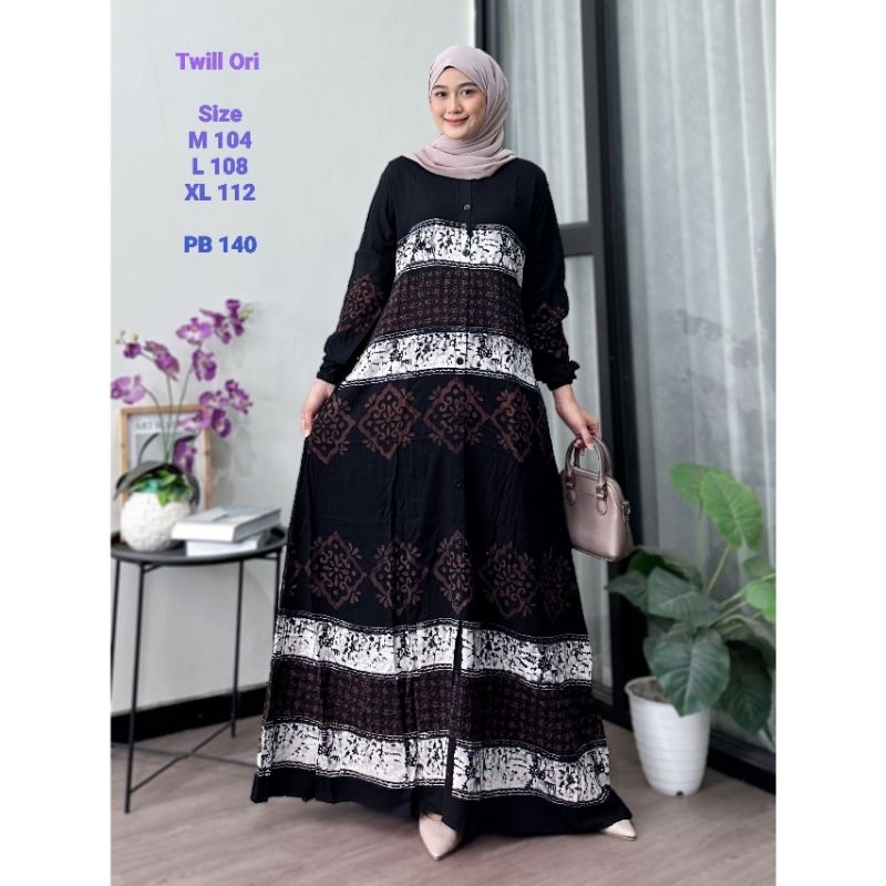 Gamis Twill Ori Premium