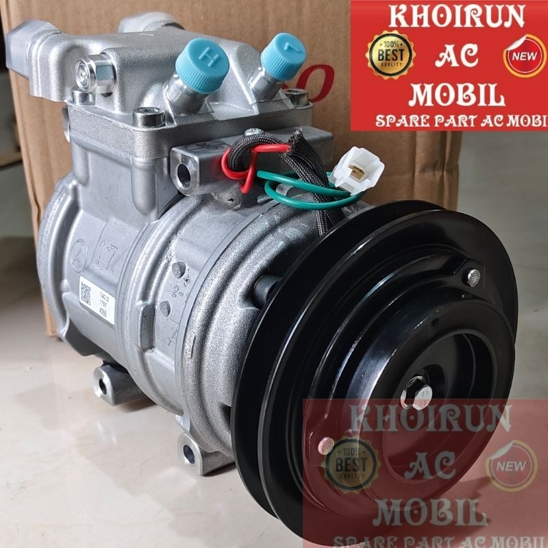 Compresor Kompresor Ac Mobil Truck Truk Hino 10PA17C - A17 - 24 VOLT - DENSO ASLI