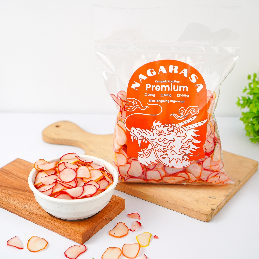 

Kerupuk Bawang Mentah Super 888 (500g) || Makmur Abadi Official Store