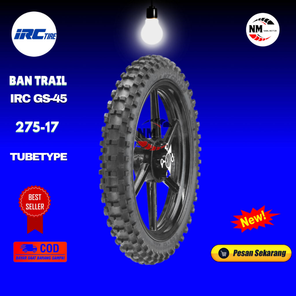BAN TRAIL 250 275 RING 17 IRC Ban IRC Trail 250 275 17 Ban Trail IRC GS45 MOTOCROSS GS 45....