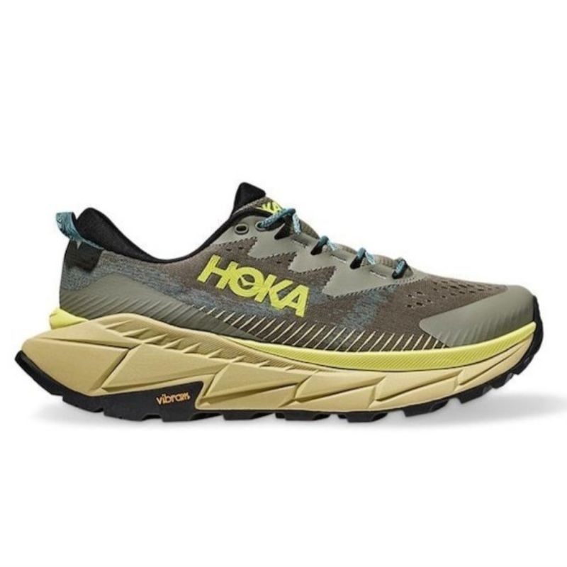 Sepatu Hiking Pria Hoka One One Skyline Olive Green