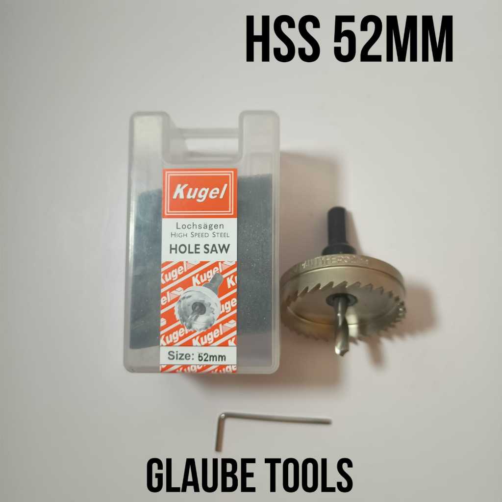 Hole Saw 52mm HSS Holesaw Besi 52 mm Mata Bor 52mm Kugel