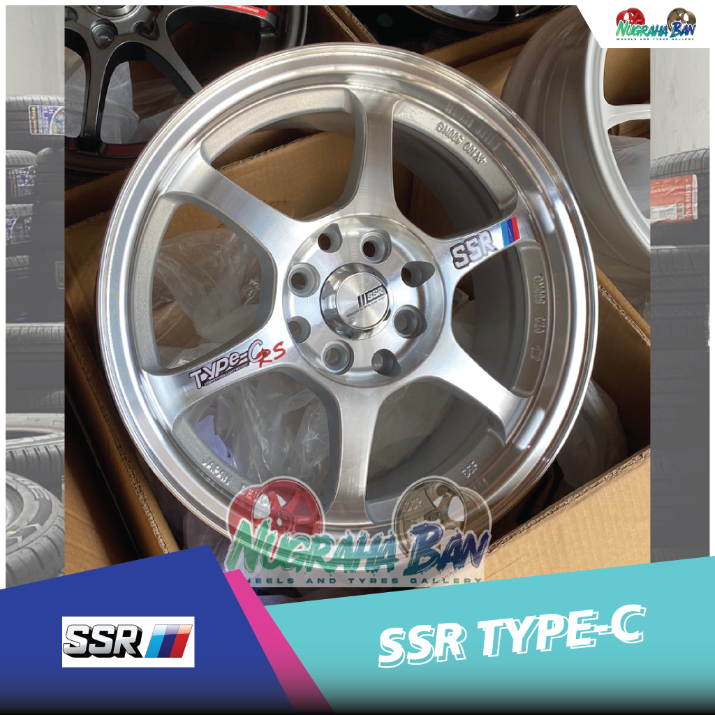 VELG MOBIL BARU SSR TYPE-C RS R15. NUGRAHA BAN TOKO VELG DAN BAN CIANJUR
