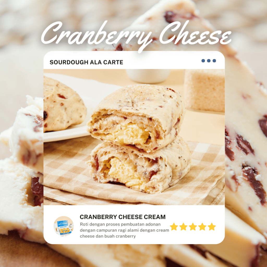 

Sourdough Cranberry Cheese Cream