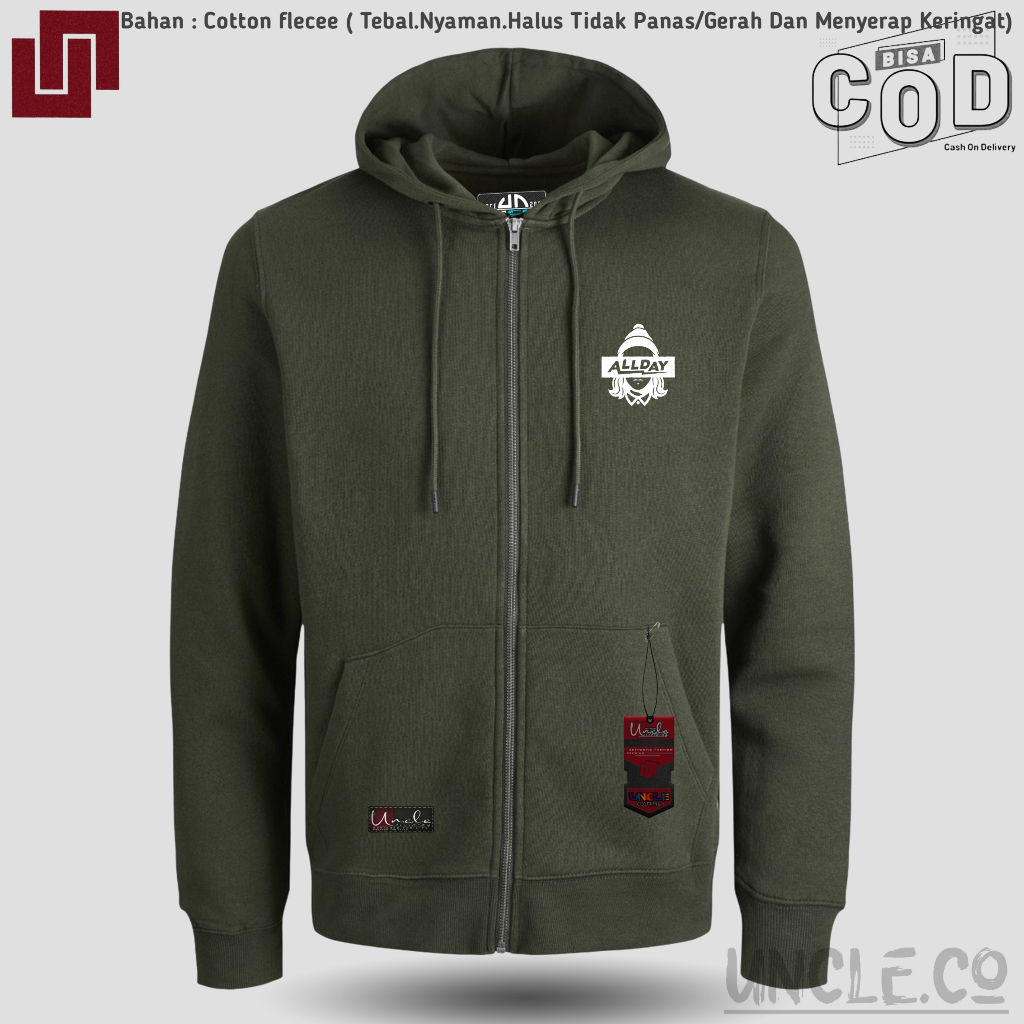 7.Star - Jaket Hoodie Zipper Oversized Tebal  Pria Wanita Southport Fleece Premium Jeket Resleting