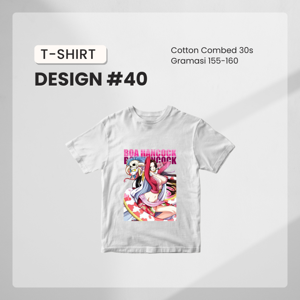 Kaos Anime Boa Hancock One Piece