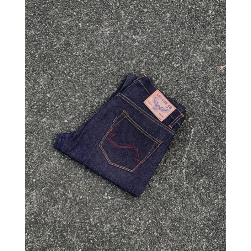 Celana Denim Selvedge Slim Straight 16oz