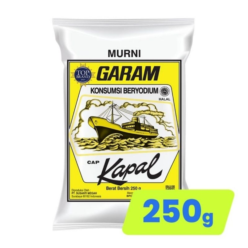 

Garam Cap Kapal, Pasar Rame, Anak Sehat 250g