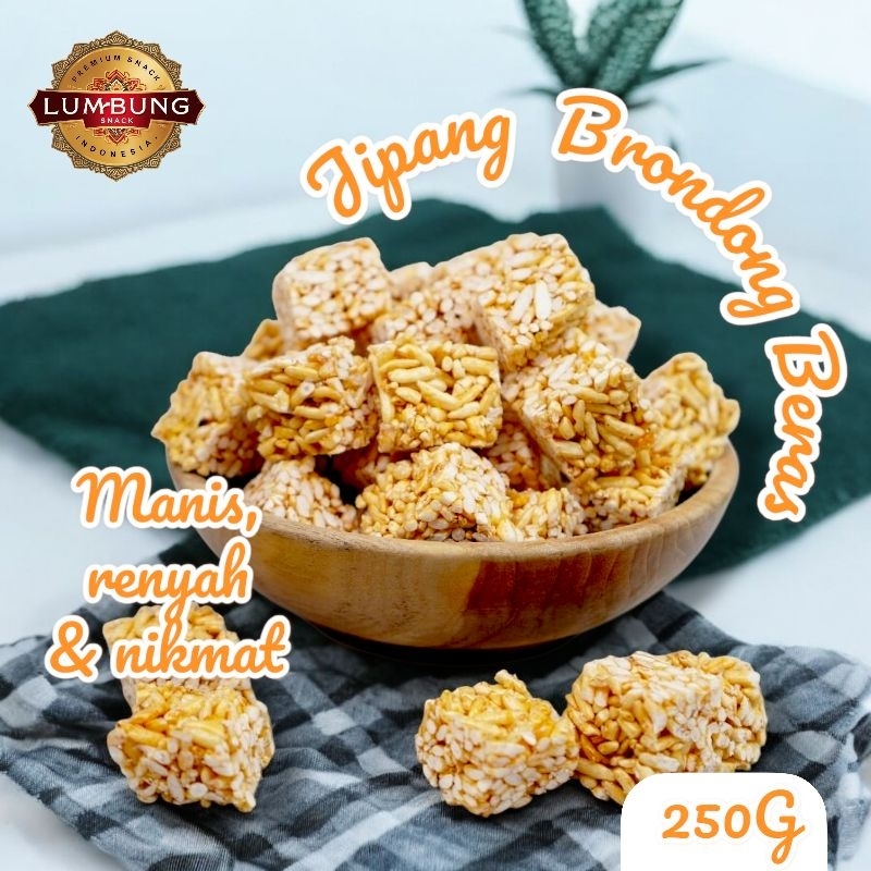 

JIPANG/BRONDONG BERAS 250GR MANIS,RENYAH 7 & Nikmat