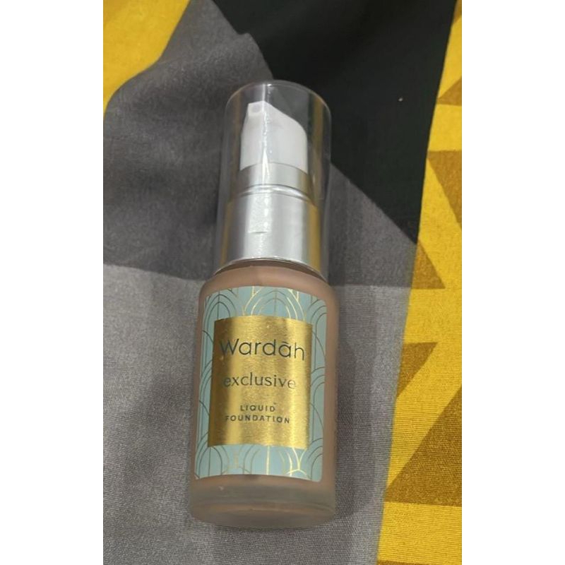 Wardah Exclusive Liquid Foundation SPF 30 EXP 2026 REJECT NON DUS