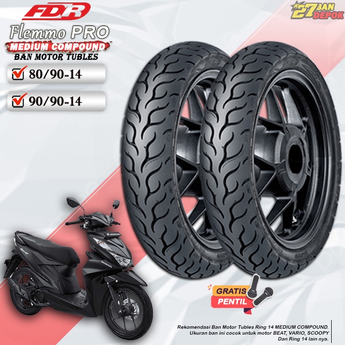 Ban Motor Fdr Flemmo Ring 14 Tubeless Ban Motor Tubles Mio Beat Vario Scoopy Ring 14 Tubles