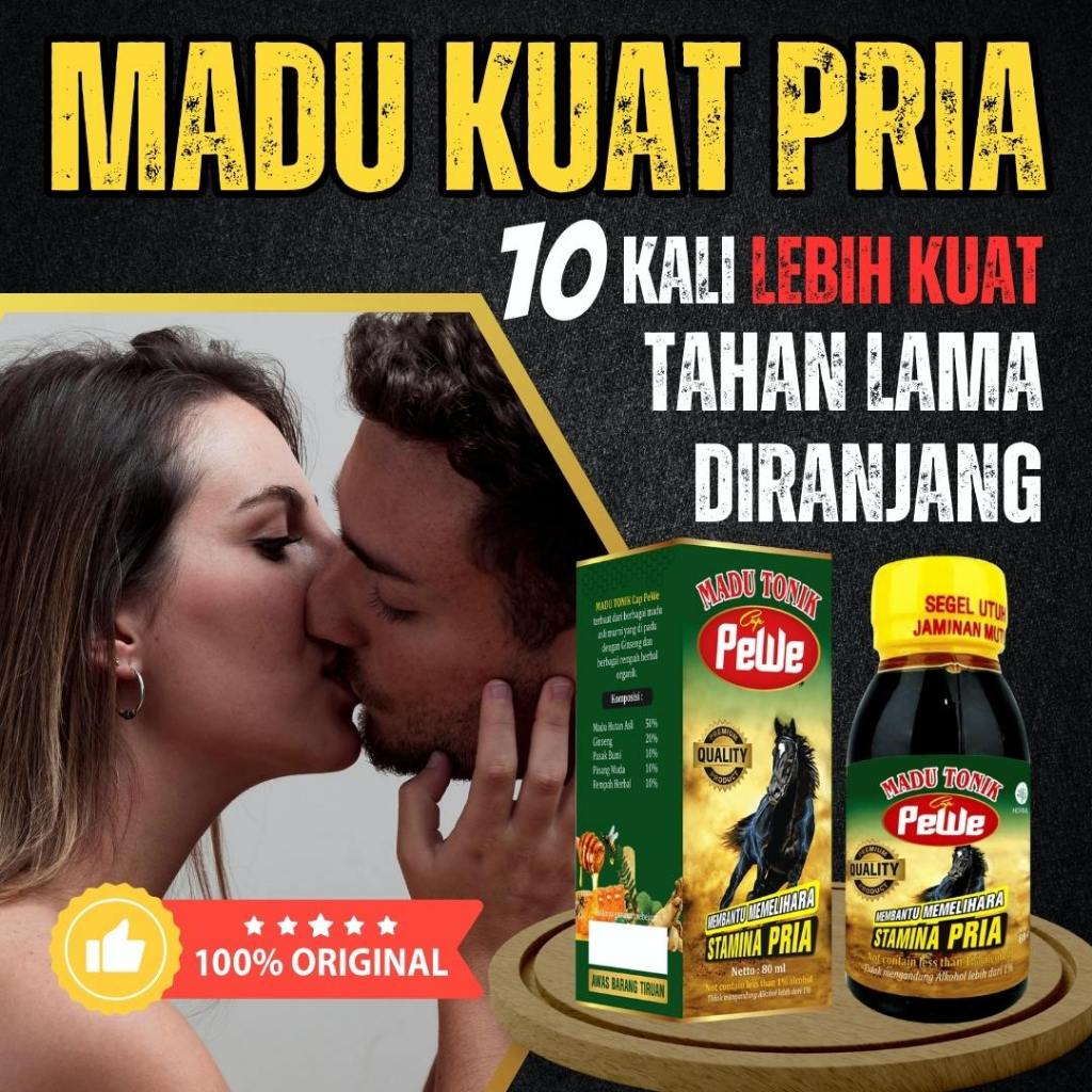 

MADU PEWE ORIGINAL l MADUKUAT PREMIUM STAMINA PRIA PERKASA KUAT TAHAN LAMA KERAS DI RANJANG ASLI