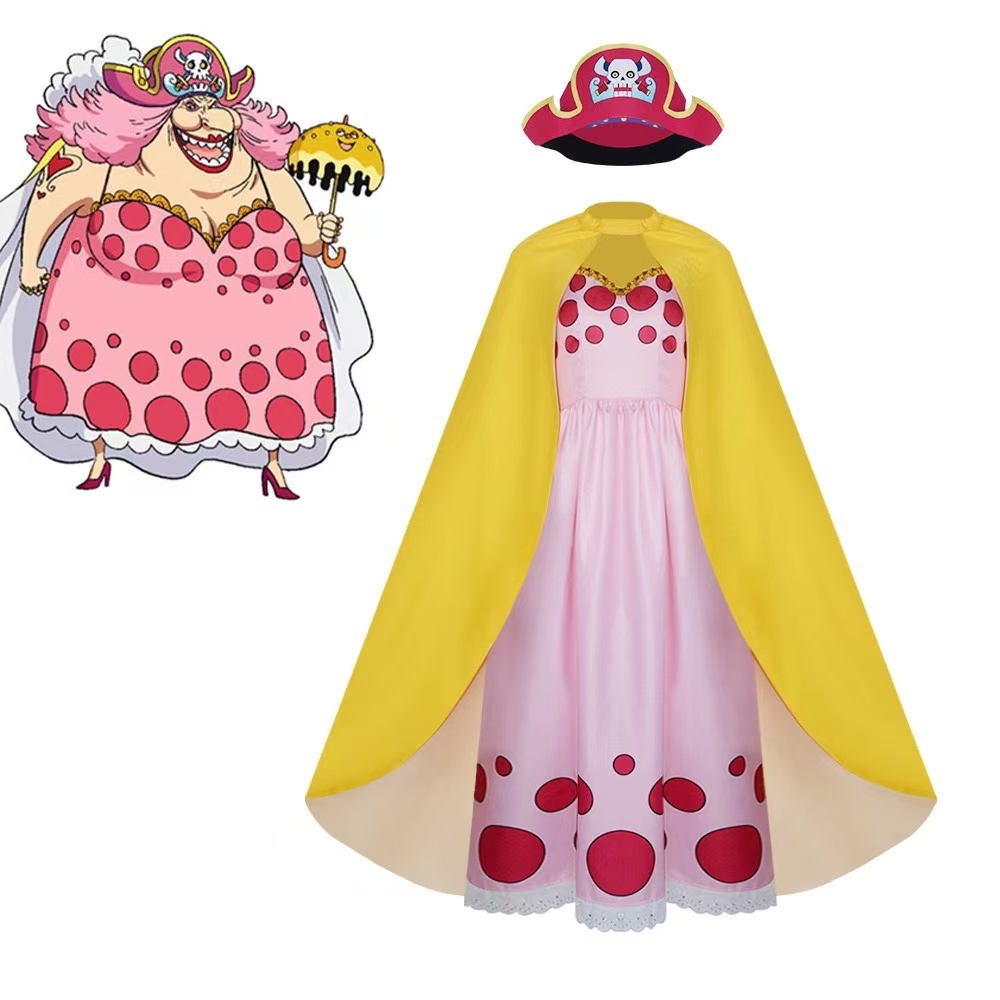 One Piece Charlotte Lingling cosplay costume for Halloween anime costume performance