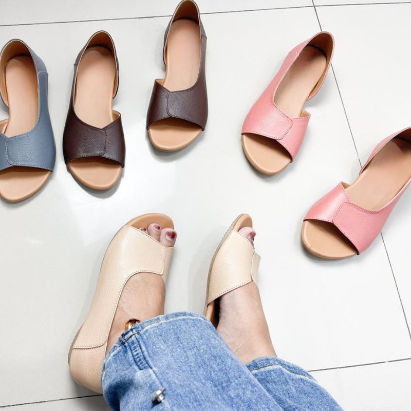 Diena sandal daltu | Jual sandal kulit sapi | Jual sandal wanita harga terbaik termurah di Muntilan 