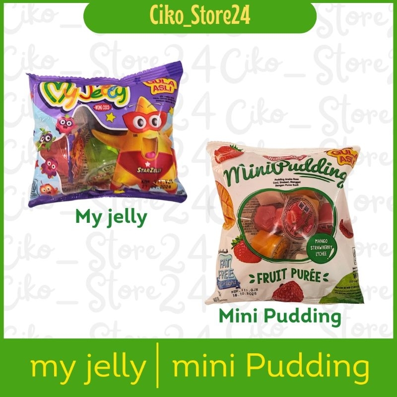 

Mini Jelly / My Jelly Wong Coco 1 Pack Isi 5 Cup / Mini Puding 1 pak isi 16 cup