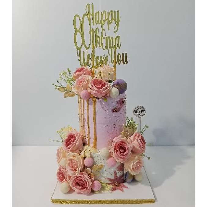 

kue 2tingkat/rose cake/simpel cake