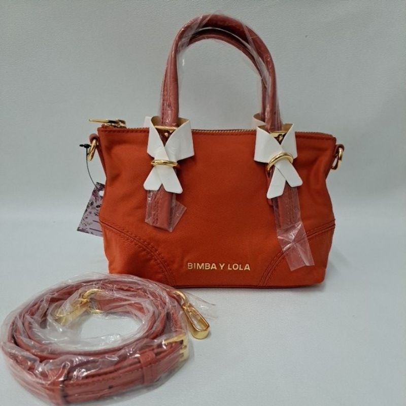 BIMBA Y LOLA CORAL MINI SHOPPER BAG