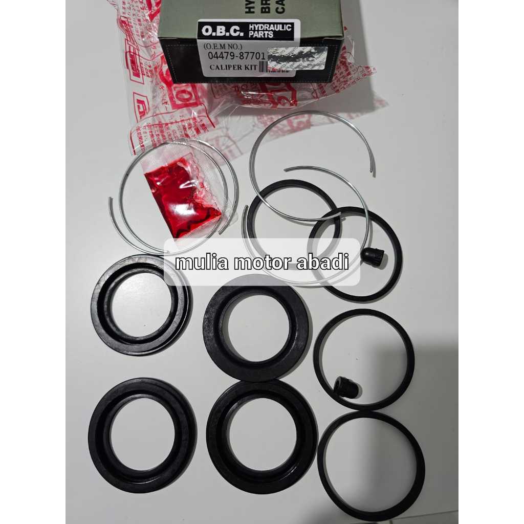 Caliper kit karet rem cakram depan charade g10 merk obc 04479-87701