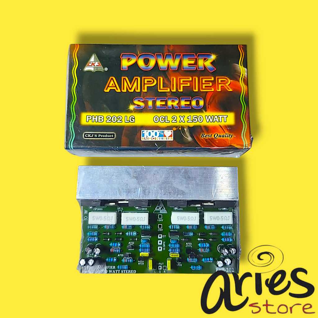 POWER AMPLIFIER STEREO OCL 2 X 150 WATT CKJ 202 LG