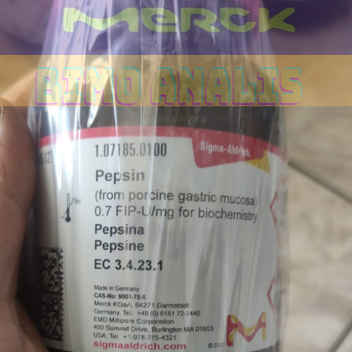 Pepsin / Merck Pepsin Enzym 100 gram / Enzim Pepsin from porcine gastric  107185