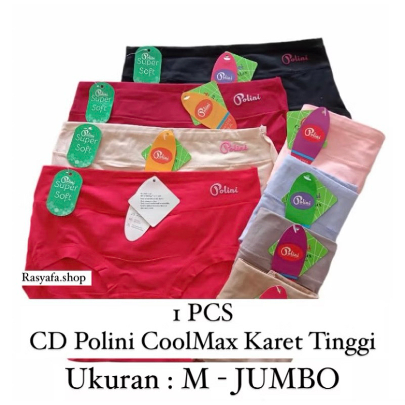 CD Celana Dalam Wanita Perempuan Remaja dan Dewasa Bahan Spandeks Super Soft Karet Tinggi Ukuran M -