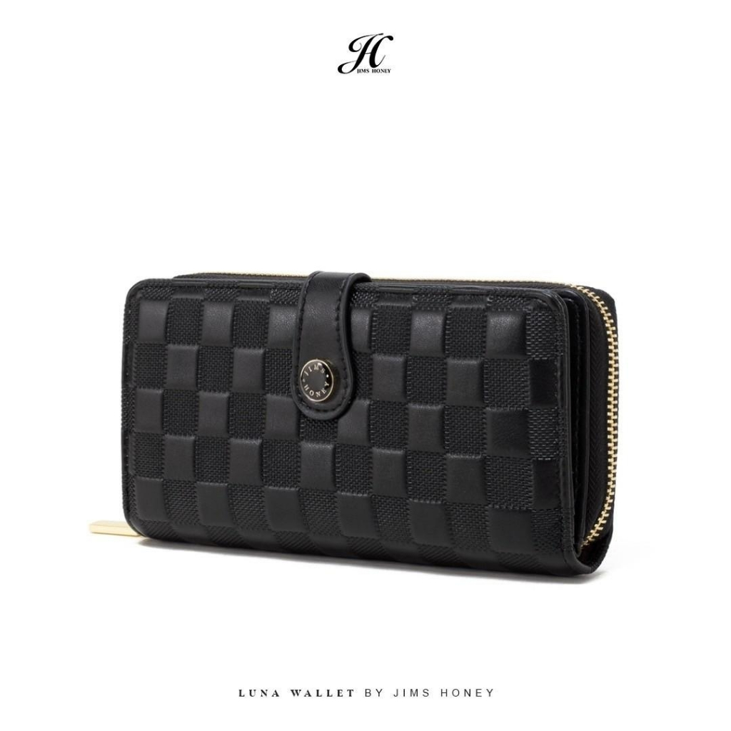 JIMS HONEY LUNA WALLET Dompet Lipat Panjang Wanita Cewek Fashion Jimshoney Casual Terbaru