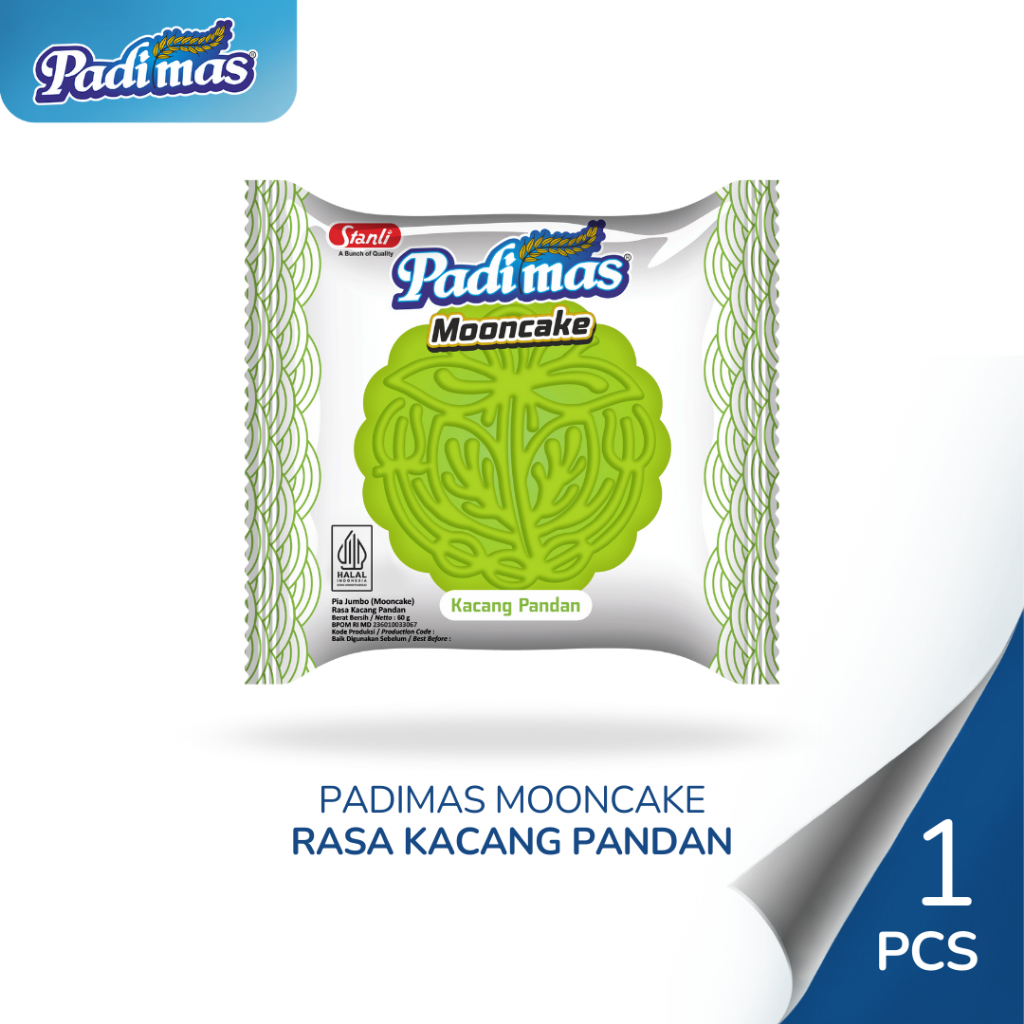 

Padimas Mooncake (Kue Pia - Kue Bulan) Kacang Pandan 60g