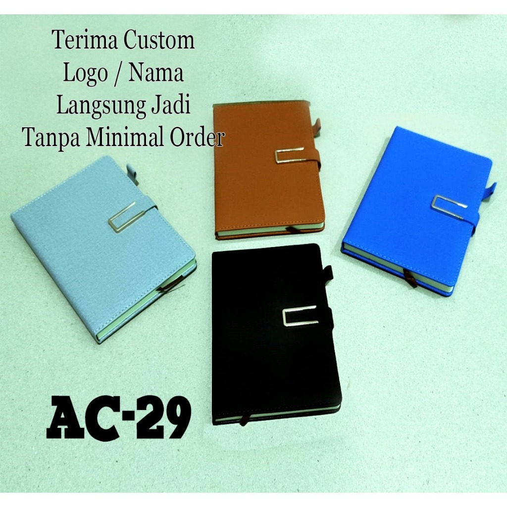

AC-29 Notebook Diary Buku Agenda A5 Klip Magnet Buku Tulis Buku Souvenir Premium Exclusive Agenda Book