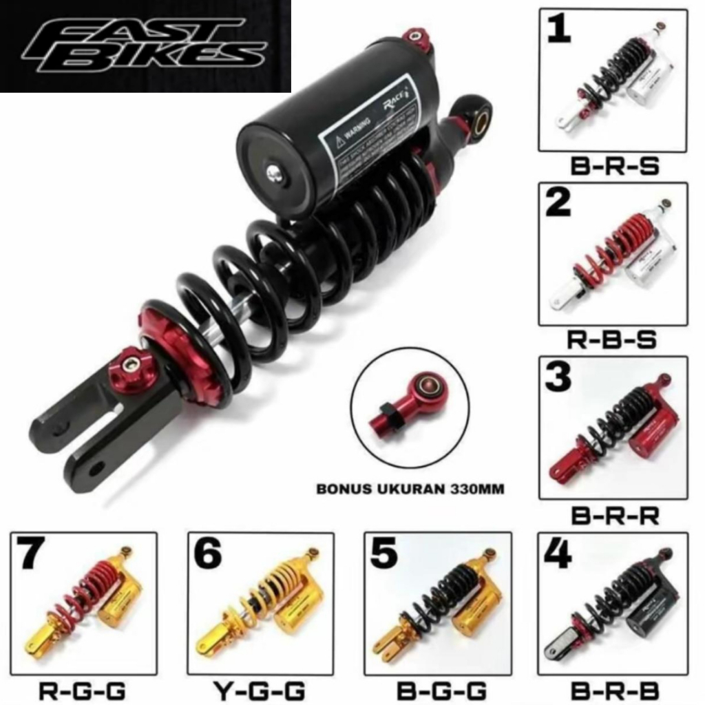 SHOCKBREAKER TABUNG ATAS MODEL G-SPORT SERIES UNTUK MATIC SINGLE SHOCK MIO SPORTY - MIO SMILE - BEAT