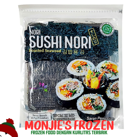 

Sushi Nori 5 Lembar Seaweed Rumput Laut Panggang - Sushi Nori Sakao HALAL