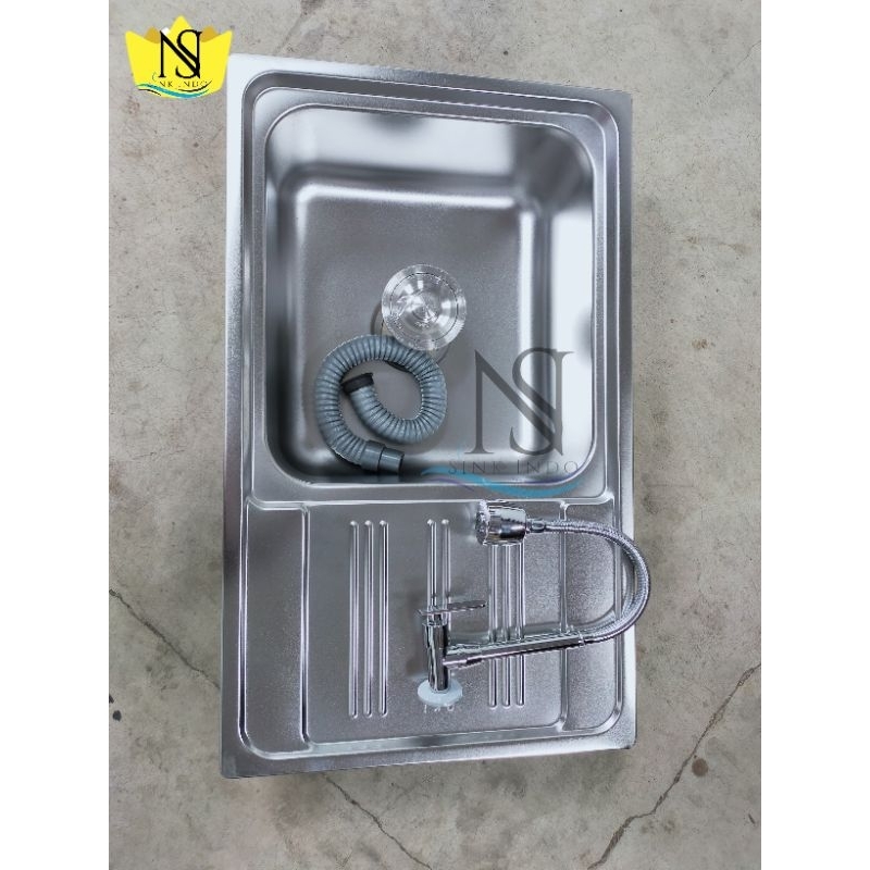 BAK Cuci Piring 1 Lubang Merk Oki Ukuran 75 x 45 atau Kitchen Sink Westafell