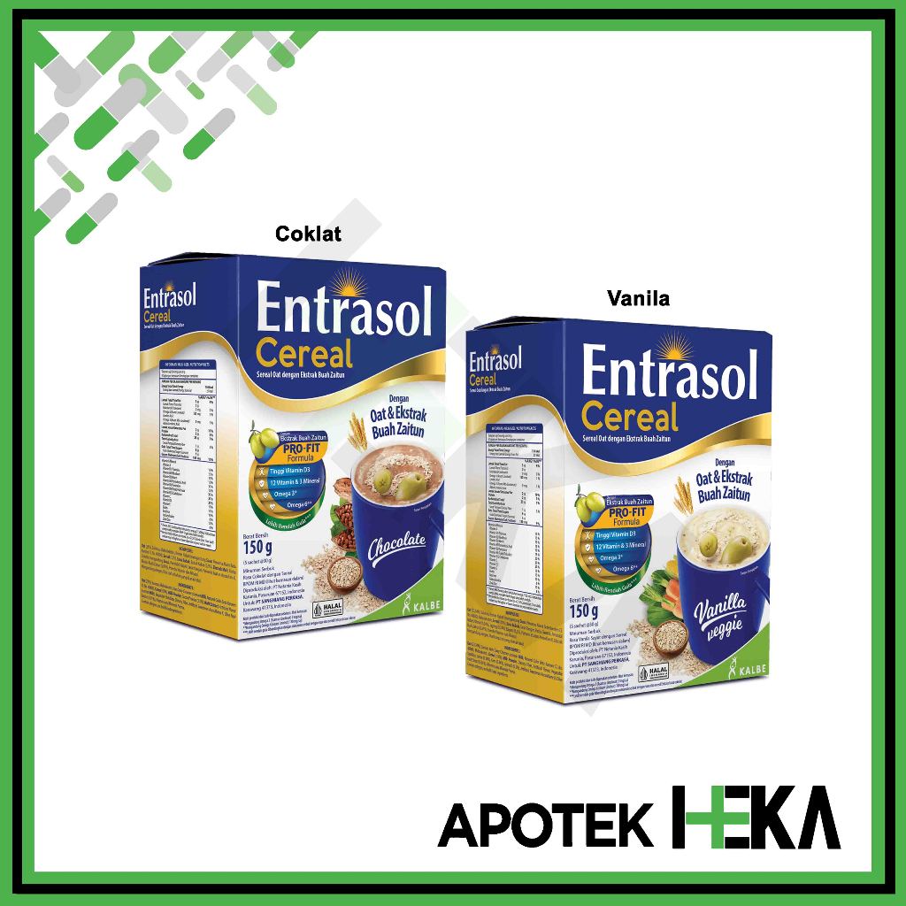 

Entrasol Cereal 150 g - Sereal Oat dengan Chia Seeds [Depok]