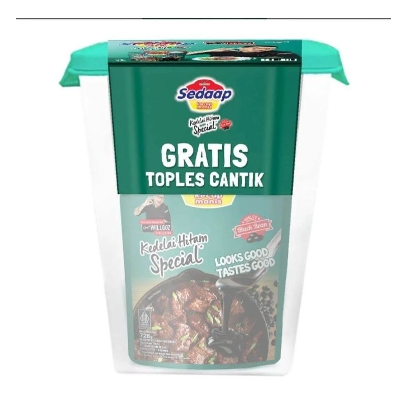 

KEMASAN BARU Kecap Sedaap Spesial 725g + Gratis Hadiah [ TOPLES CANTIK ]